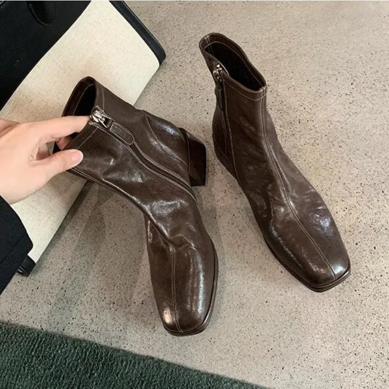 Ethnic Fashion For Women - New Women's Shoes Designer Heel Ankle