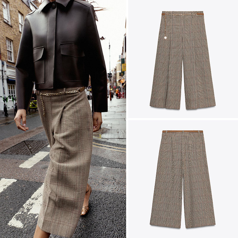 High Waist Loose Plaid Long Ca - огляд і ціна Ethnic Clothing & Online Fashion Store Khaadi Pk