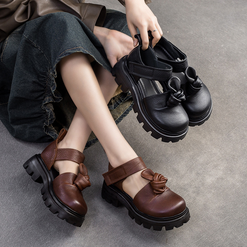 5cm Ethnic Knot Platform Wedge - огляд і ціна Ethnic Fashion For Women