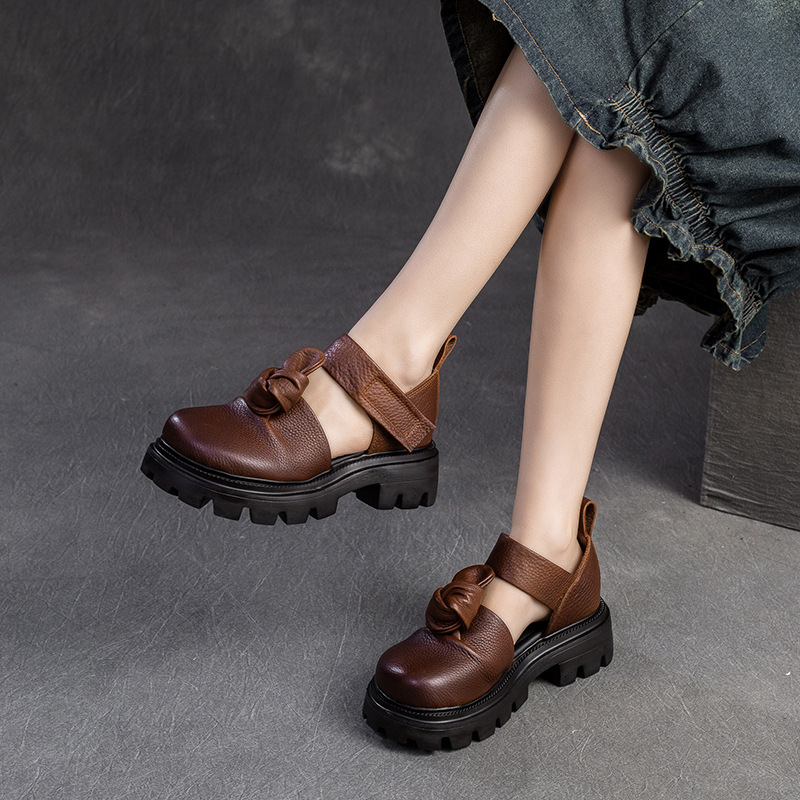 5cm Ethnic Knot Platform Wedge - огляд і ціна Ethnic Fashion For Women