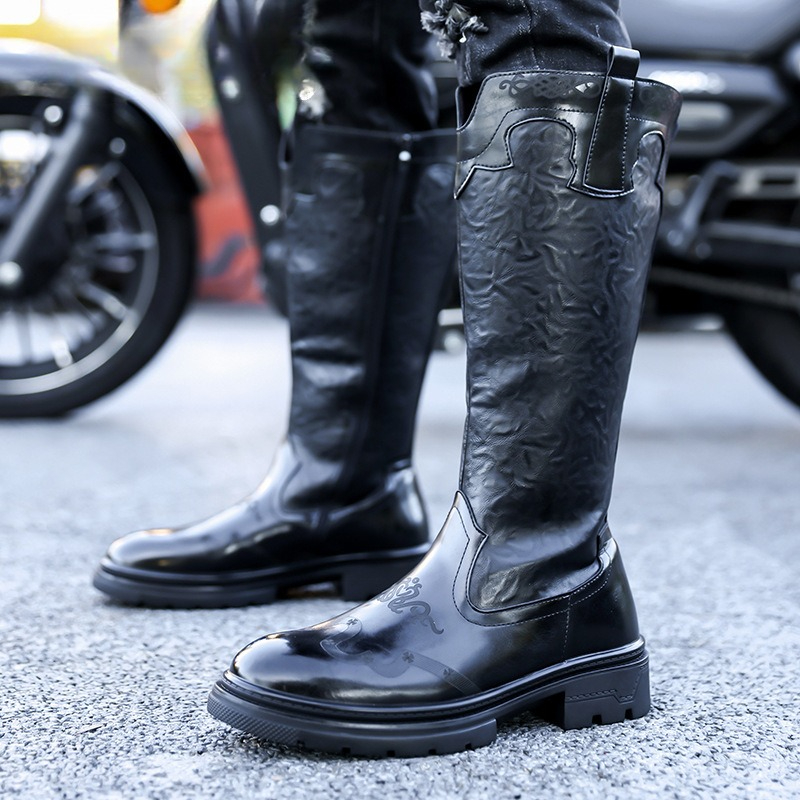Men's Mid-calf Boots High Qual - огляд і ціна Ethnic Fashion In