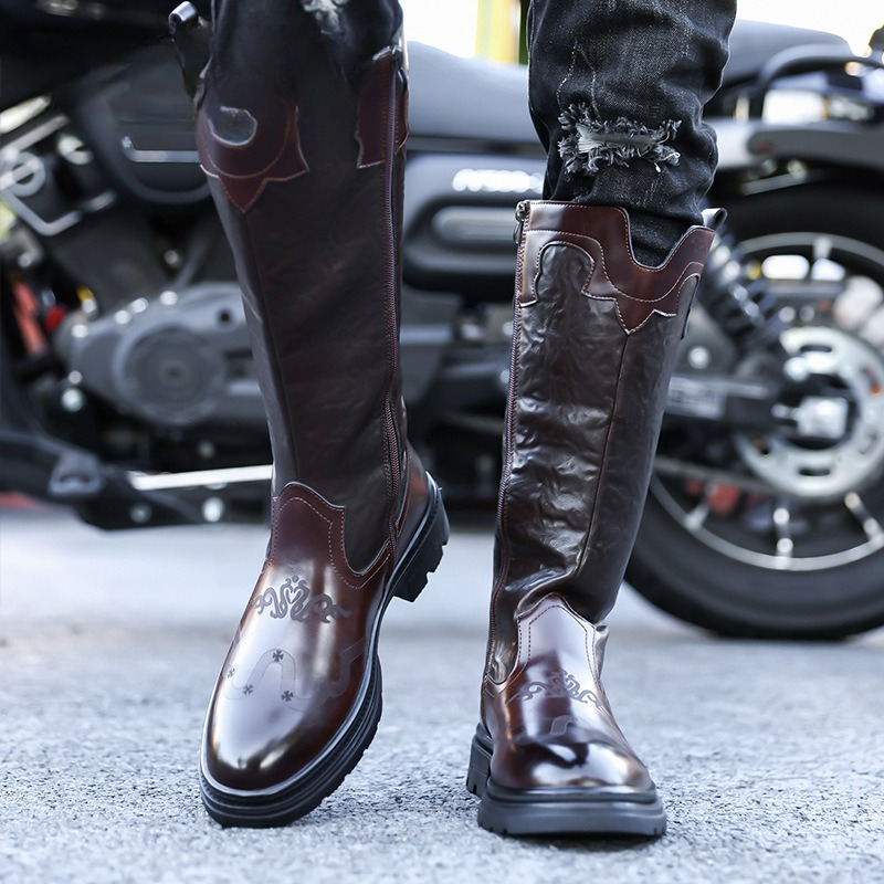 Men's Mid-calf Boots High Qual - огляд і ціна Ethnic Fashion In