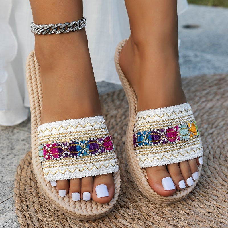 Women Slippers Outdoor Flat De - огляд і ціна Ethnic Fashion For Women