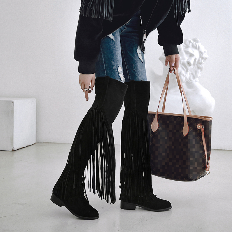 2026 Fashion Boho Knee High Bo - огляд і ціна Ethnic Fashion For Women
