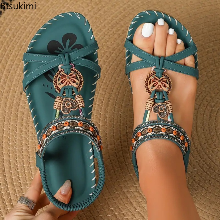 Women Bohemian Sandals Outdoor - огляд і ціна Ethnic Fashion For Women