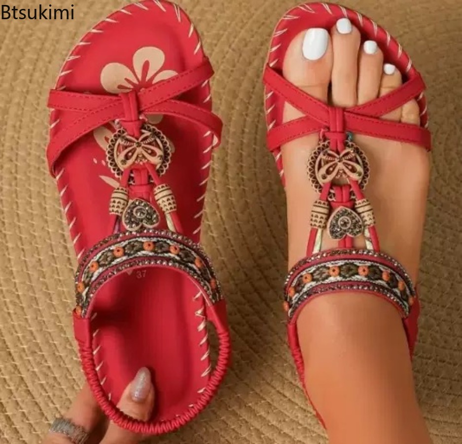 Women Bohemian Sandals Outdoor - огляд і ціна Ethnic Fashion For Women