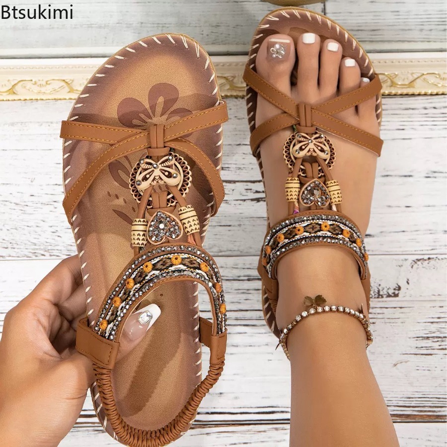 Women Bohemian Sandals Outdoor - огляд і ціна Ethnic Fashion For Women