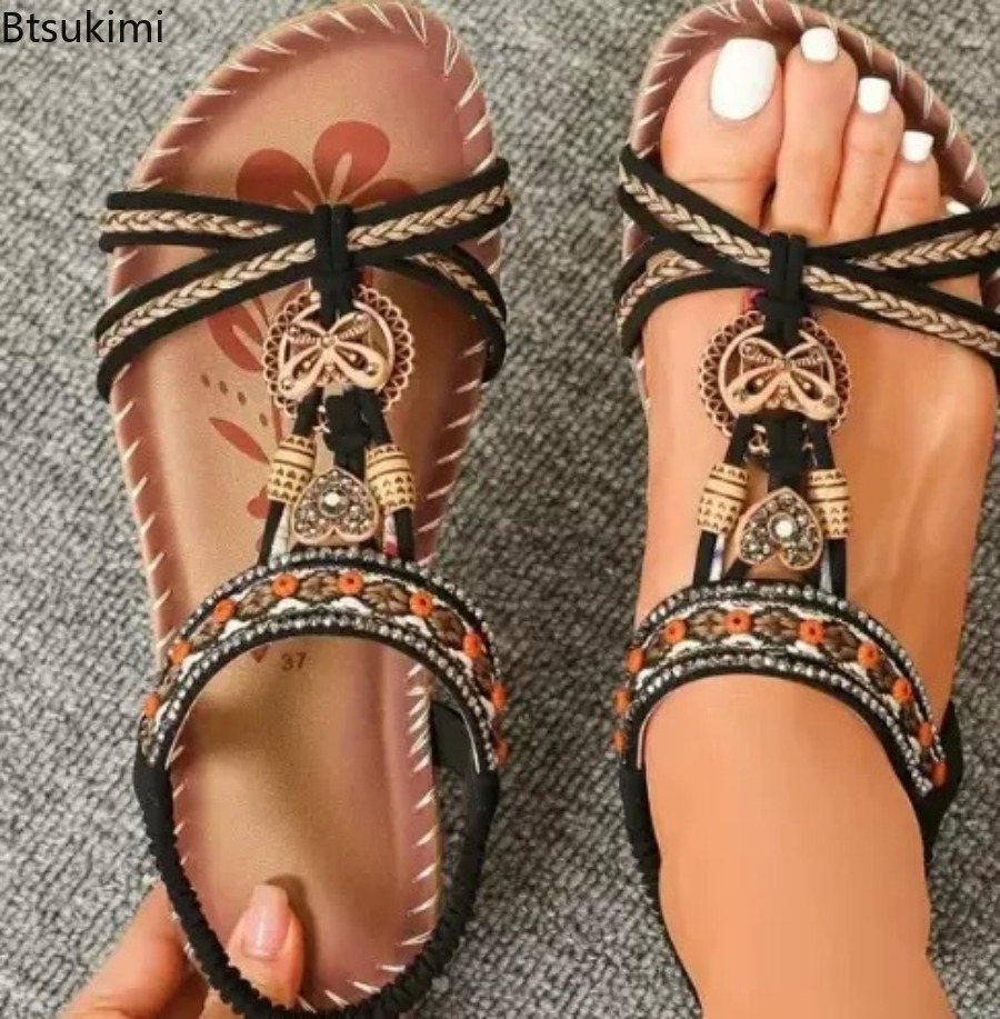 Women Bohemian Sandals Outdoor - огляд і ціна Ethnic Fashion For Women
