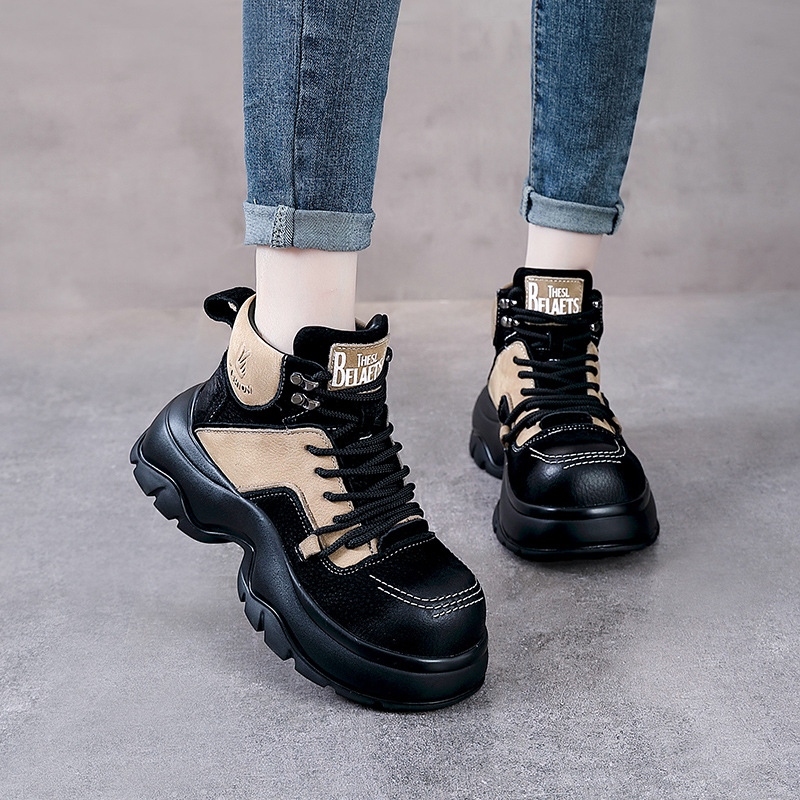 6cm Genuine Leather Wedge Fash - огляд і ціна Ethnic Fashion For Women