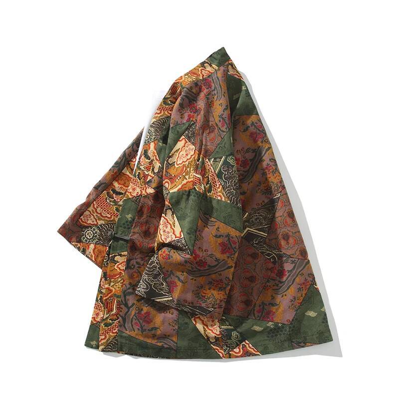 Ethnic Style Print Yukata Men  - огляд і ціна Ethnic Fashion For Women