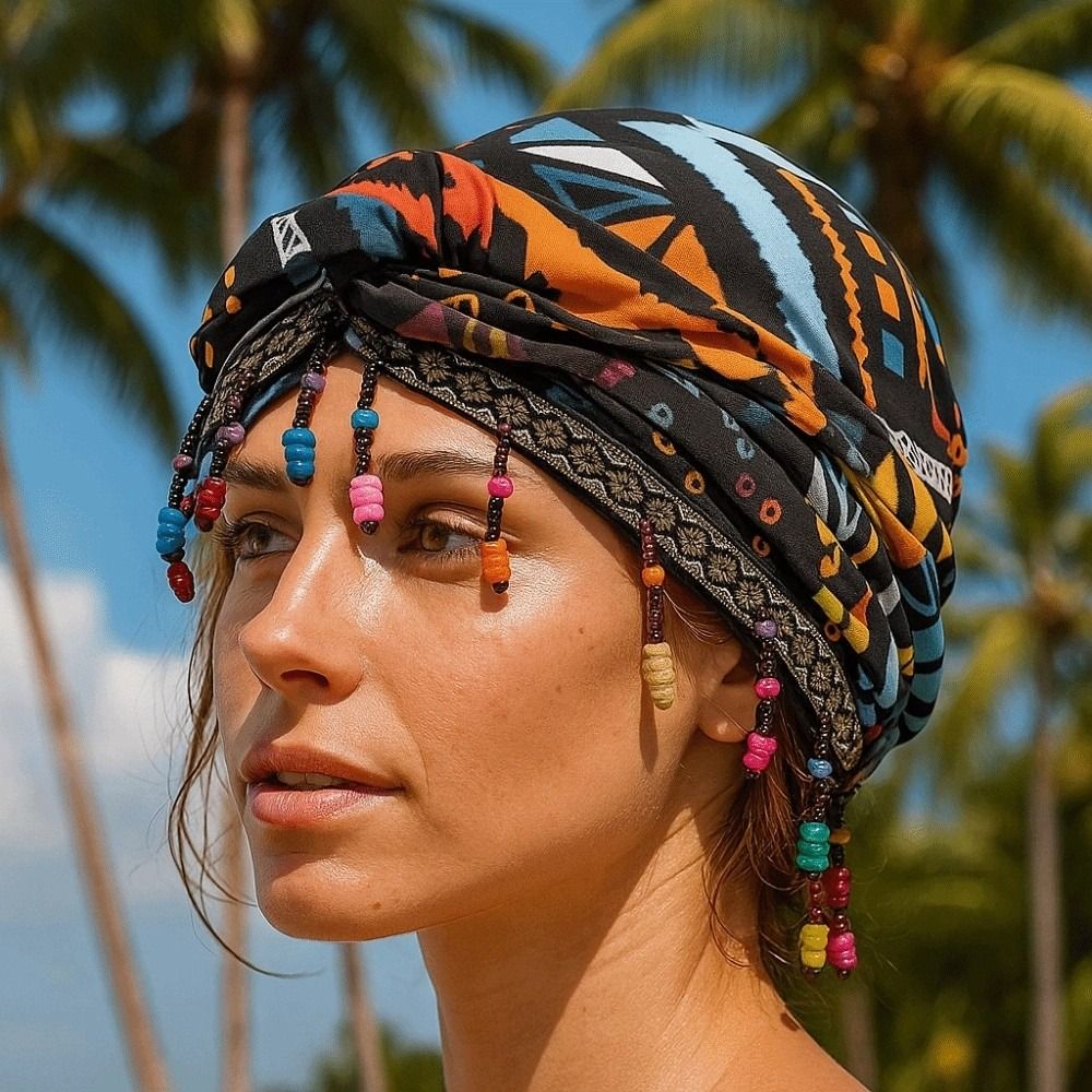 Elastic Colorful Beaded Headsc - огляд і ціна Ethnic Fashion India